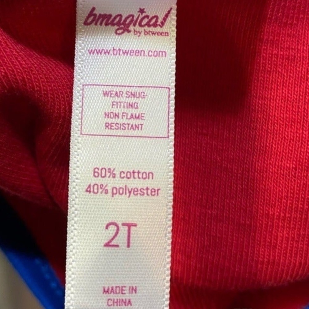 Bmagical Pajama Set 2T Red White Blue Patriotic Star Sleepwear USA Summer Comfy - Picture 5 of 9
